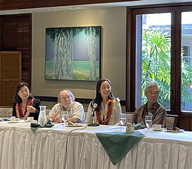 Ms Jacko Tsang speaks at the Hong Kong Luncheon on Feb 25. Ms Jacko Tsang speaks at the Hong Kong Luncheon on Feb 25.