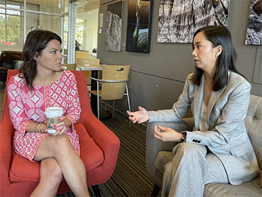 Director of the Hong Kong Economic and Trade Office in San Francisco, Ms Jacko Tsang (right) met with President and CEO of Alaska Chamber, Ms Kati Capozzi (left) in Anchorage on June 14. Director of HKETO San Francisco, Ms Jacko Tsang (right) met with President and CEO of Alaska Chamber, Ms Kati Capozzi (left) in Anchorage on June 14.