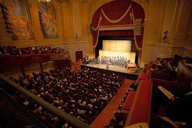 Audience at Herbst Theater, San Francisco, enjoyed “A Musical Journey” concert.