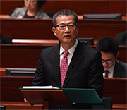 Hong Kong Financial Secretary Delivers 2018-19 Budget